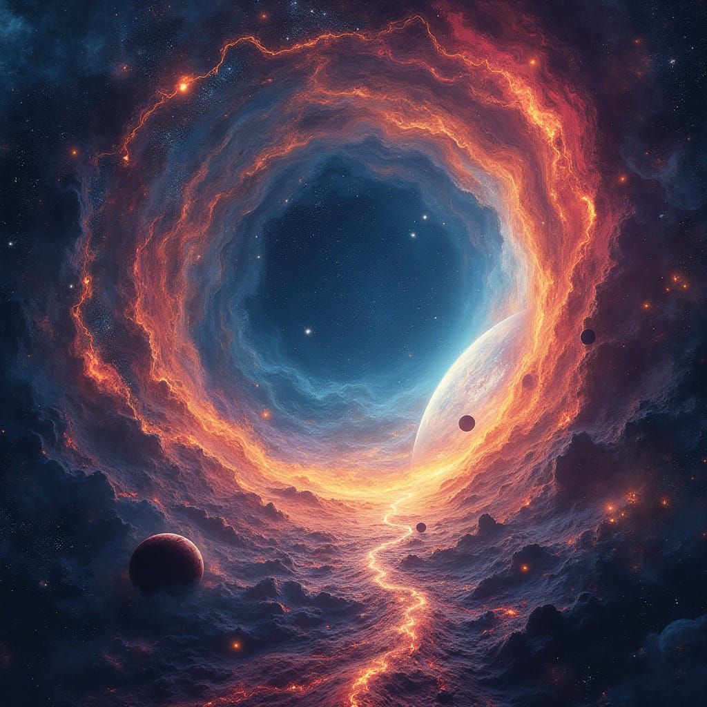 Cosmic Wormhole Unveils Galactic Mysteries