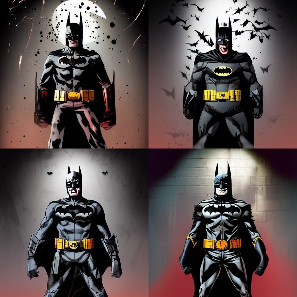 Batman Who Laughs: Digital Comic Book Illustration