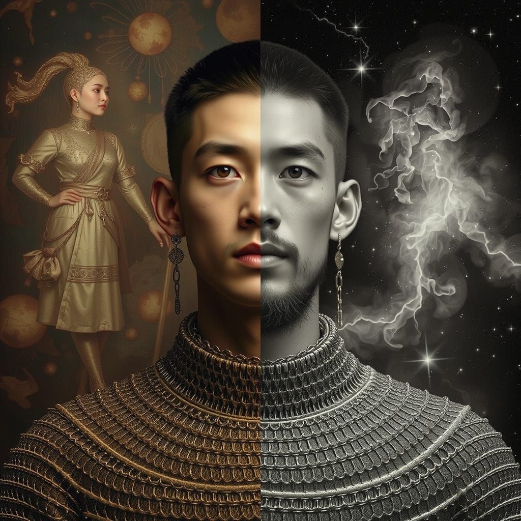 Ethereal Warrior in Starlight Armor