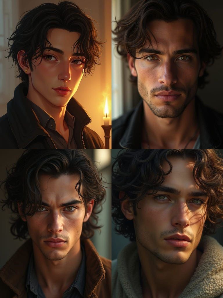 Astrology Portrait: Mysterious Soulmate with Passionate Eyes