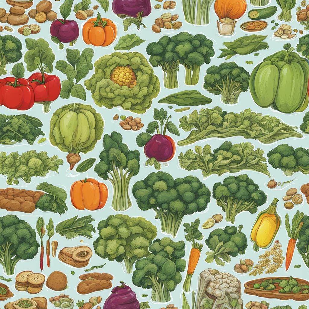 Abstract Vegan Concept Art