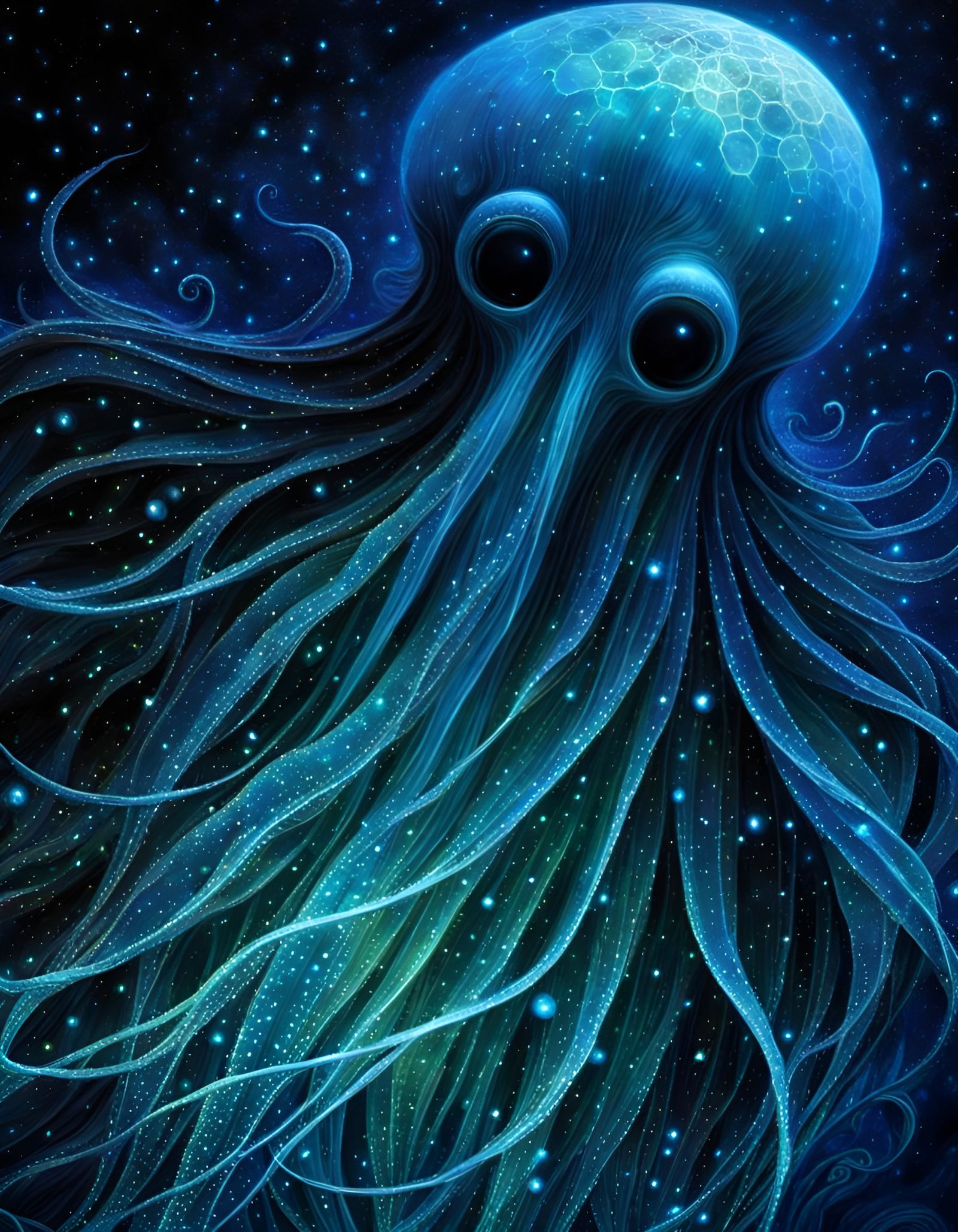 Bioluminescent Deep Sea Creature #7