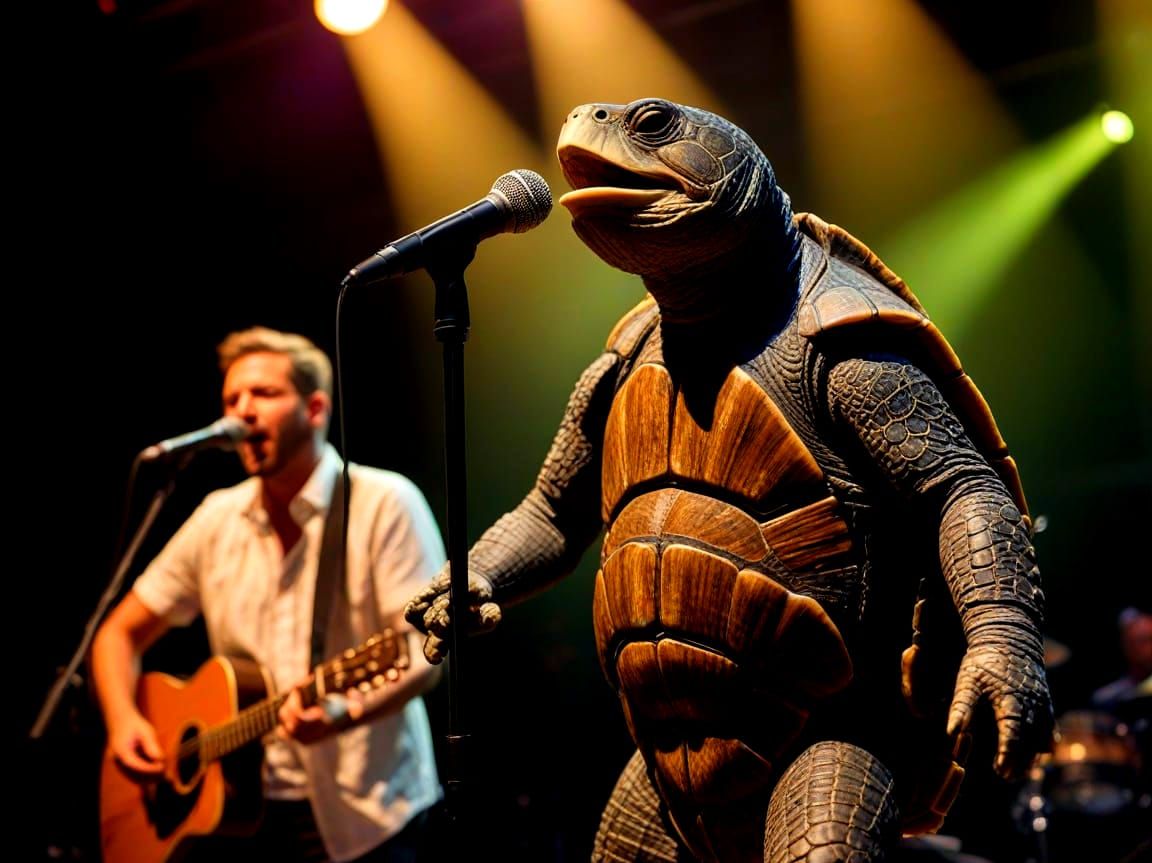 Lead Singer of the Band "Deep Turtle"