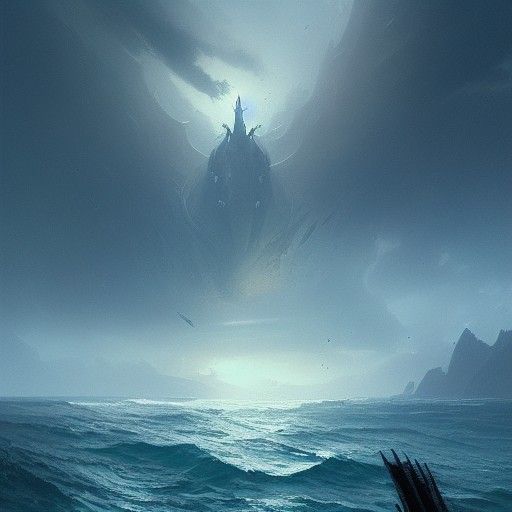 Sinister Hands Reach Through Ocean Depths