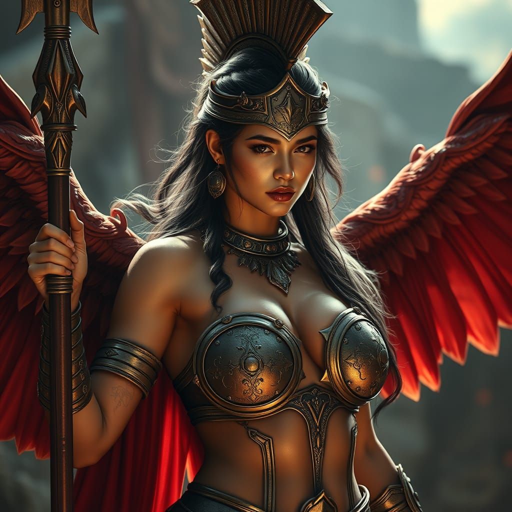 Goddess of the Colosseum in Epic Digital Painting