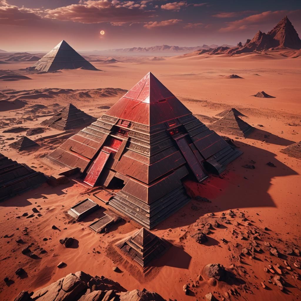 Martian pyramid
