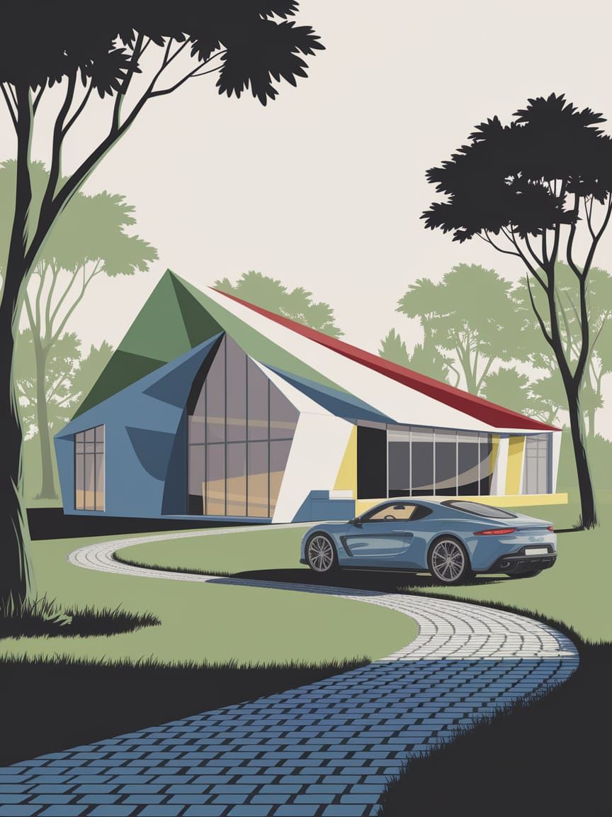 Futuristic Country House Inspired by Zaha Hadid