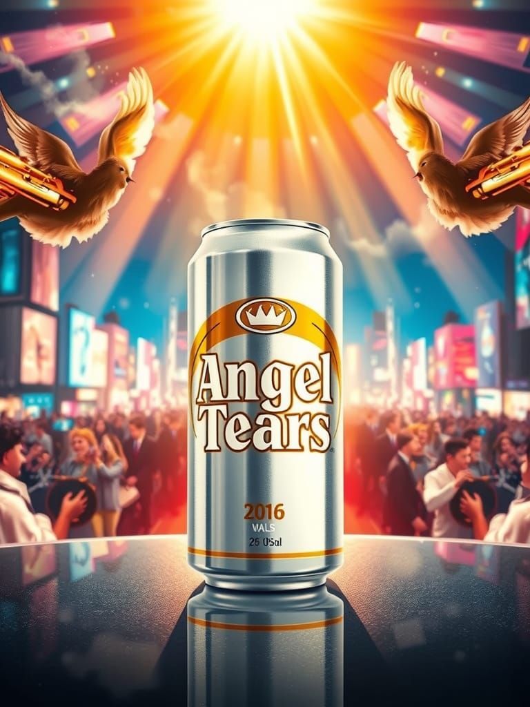Vibrant can of Angel Tears