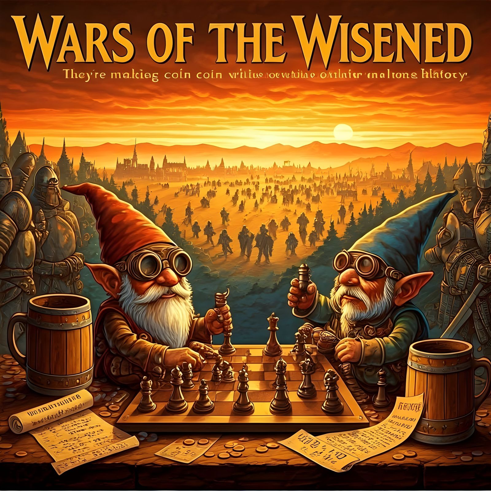 Fantasy Wiz Kids Enjoy Medieval Battle Showdown