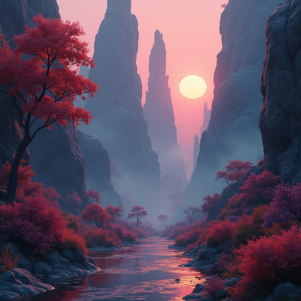 Epic Fantasy World in Vibrant, High-Resolution Detail