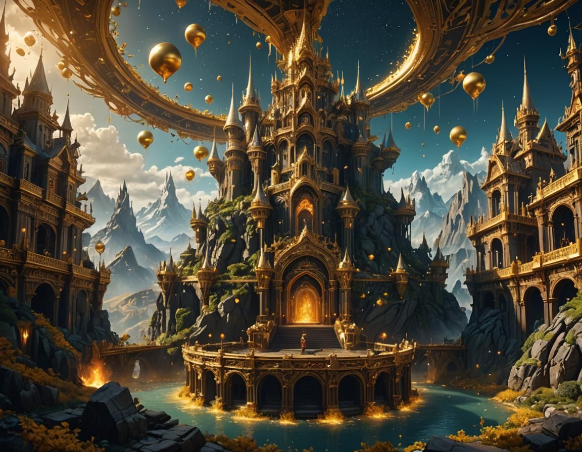 Teamwork Incentive: Golden Fantasy Concept Art