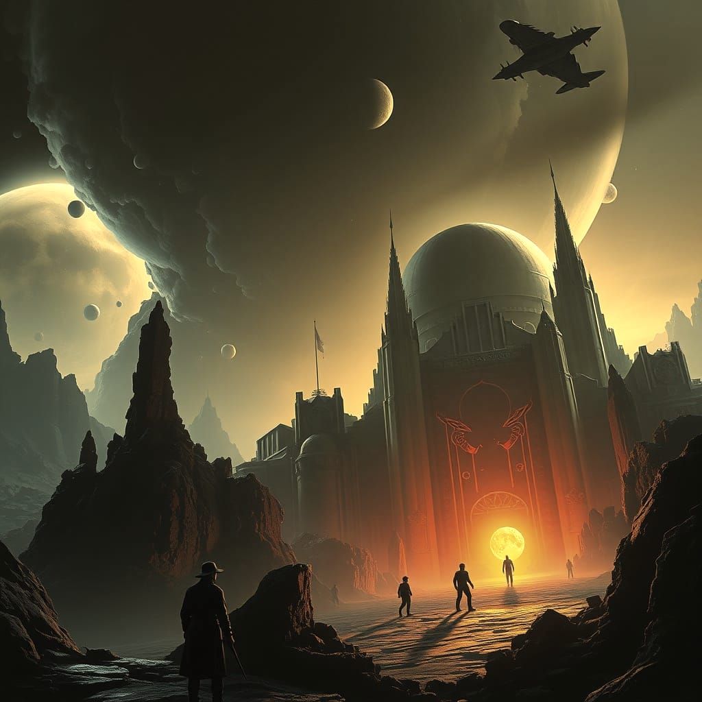 Epic Past and Future Cinematic Image