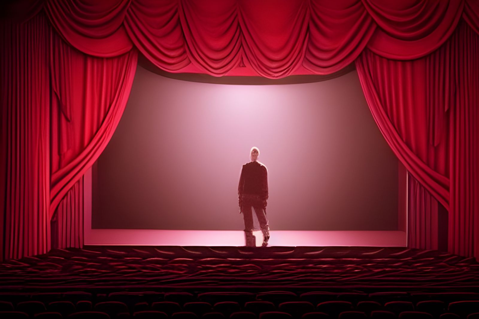 Dystopian Rock Concert in Old Movie House