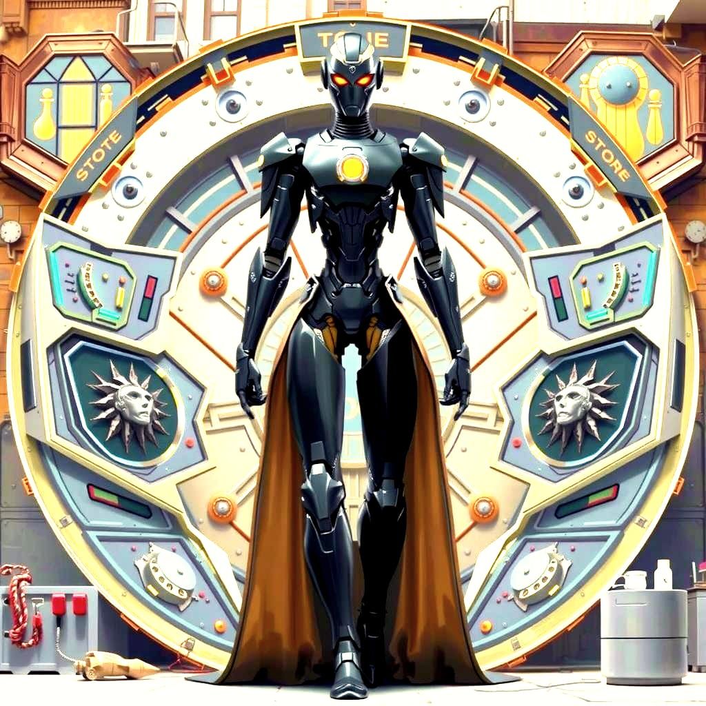 Sophisticated Robot Emerges From Interdimensional Portal