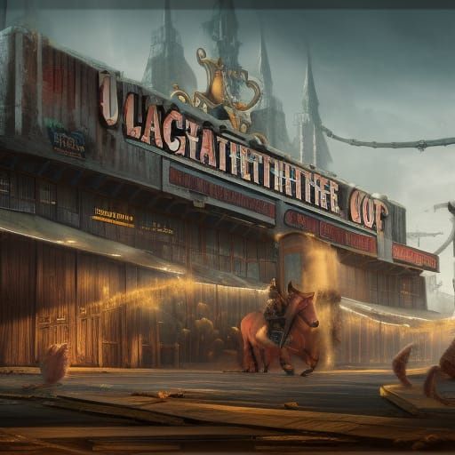 Surreal Juxtaposition: Slaughterhouse, Mall, and Slots