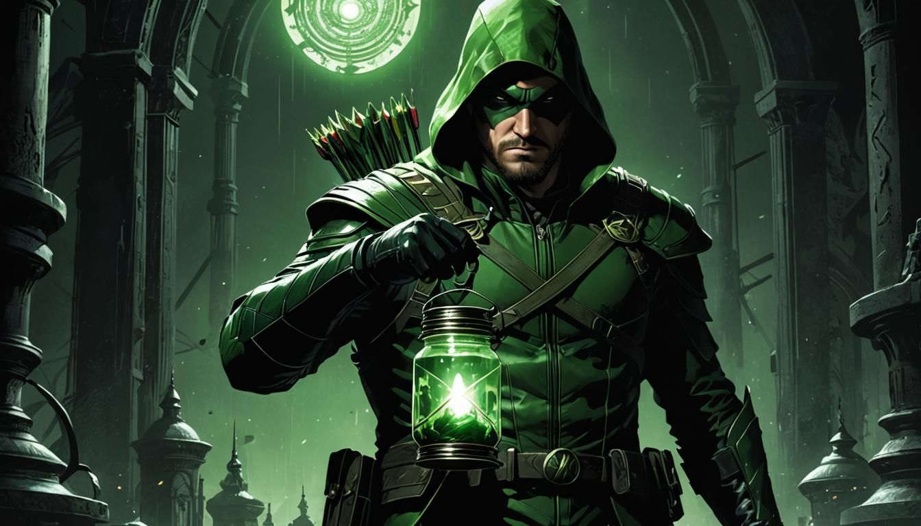 Green Arrow's Grimdark Sci-Fi Experiment