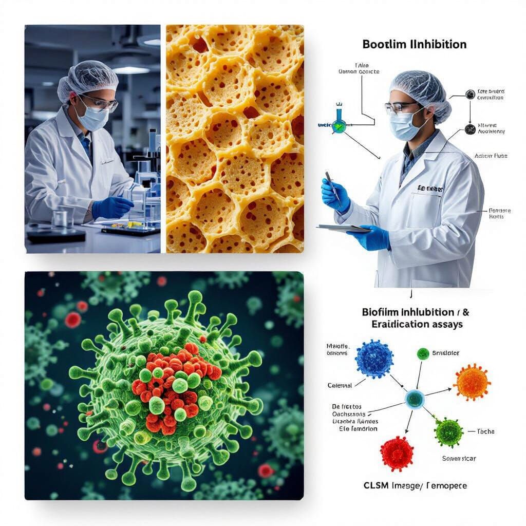 Food Matrix Comparison with Biofilm Analysis: Digital Art