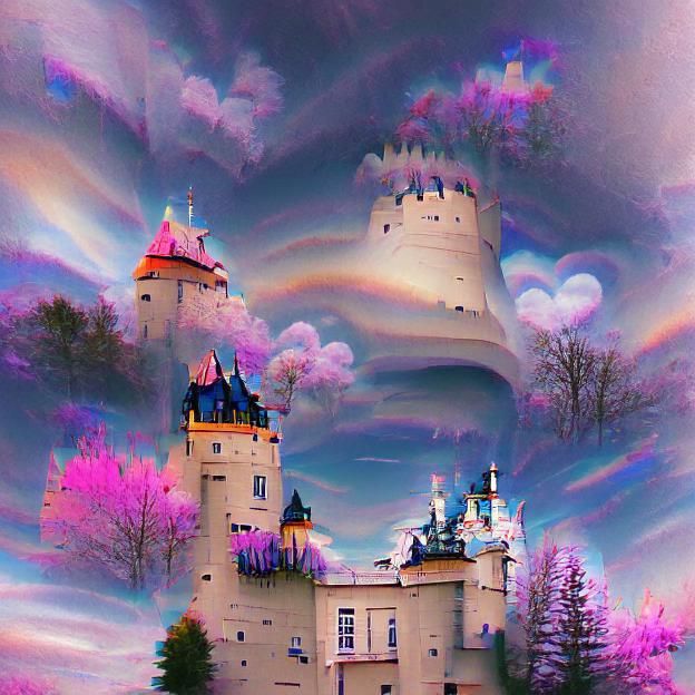 Fairytale Castle Above the Clouds