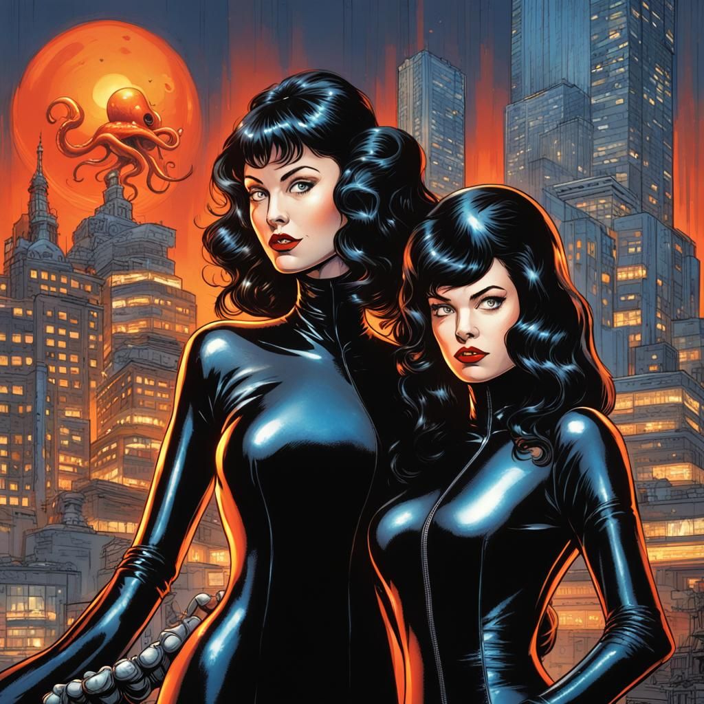 Octopus Embrace in a Future Metropolis