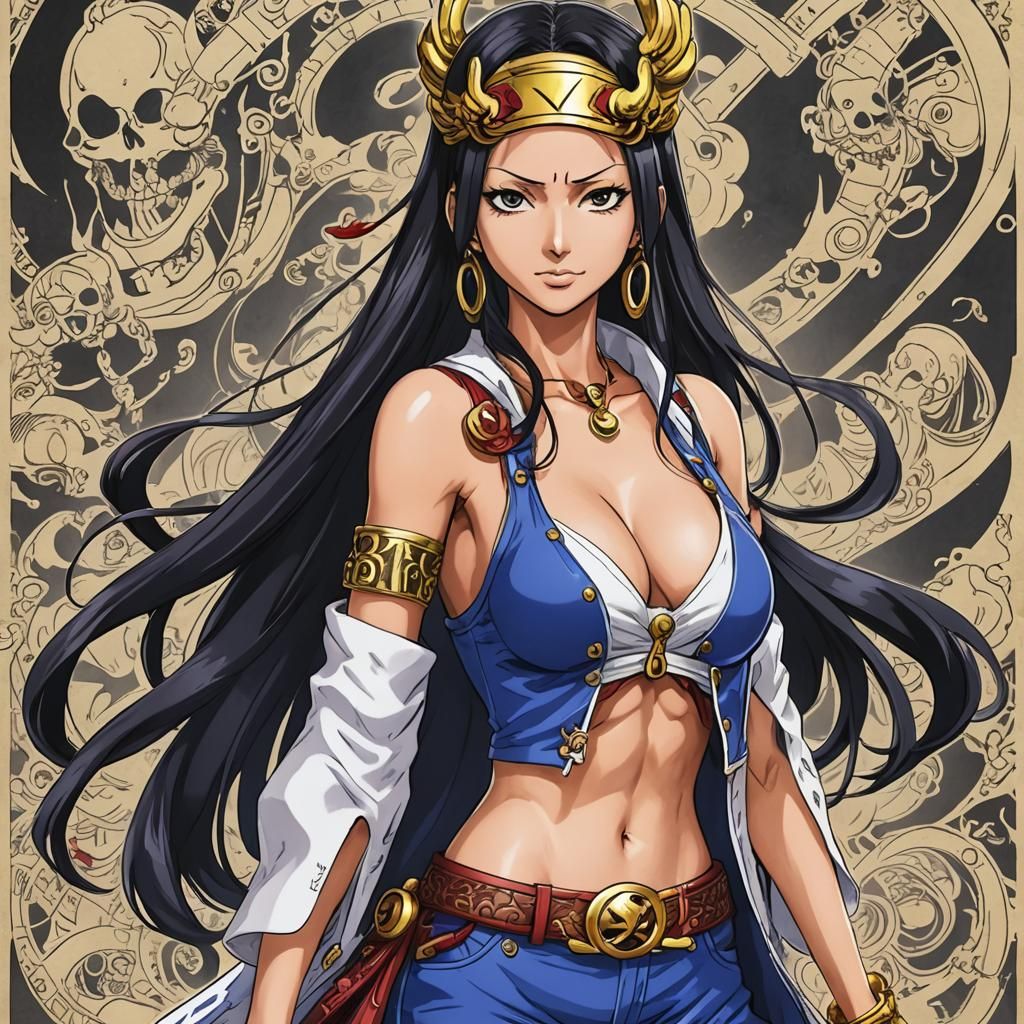 Boa Hancock Anime Style Illustration