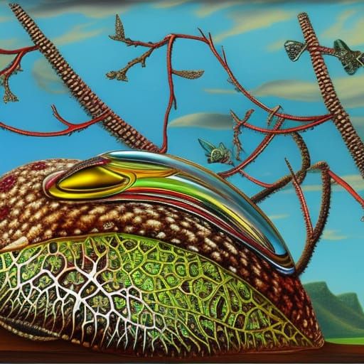 Omelette Prince's Metallic Tragedy: A Surrealist Vision