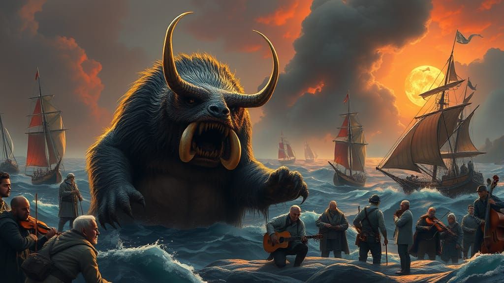 Fearsome Bugbear Unleashes Calamity Amidst Music and Mayhem