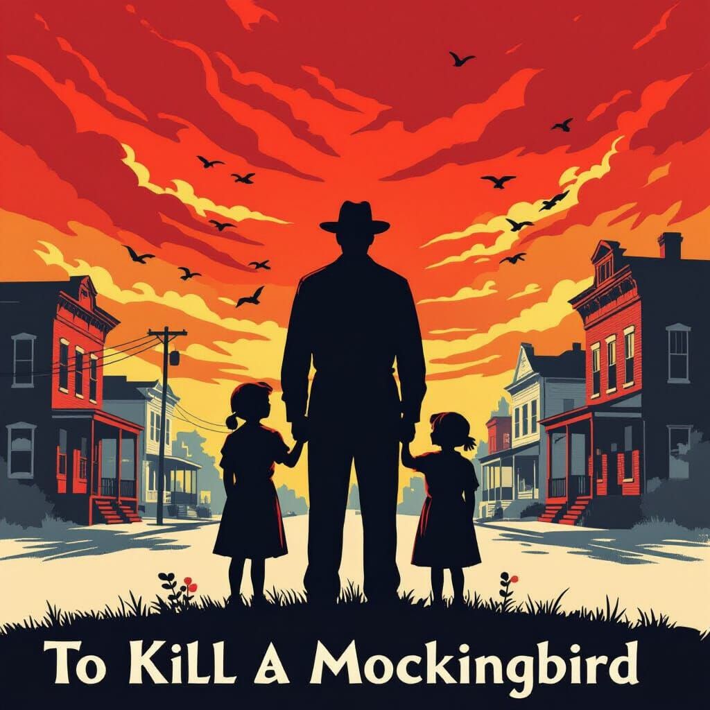 To Kill a Mockingbird Cover Art: Justice and Oppression