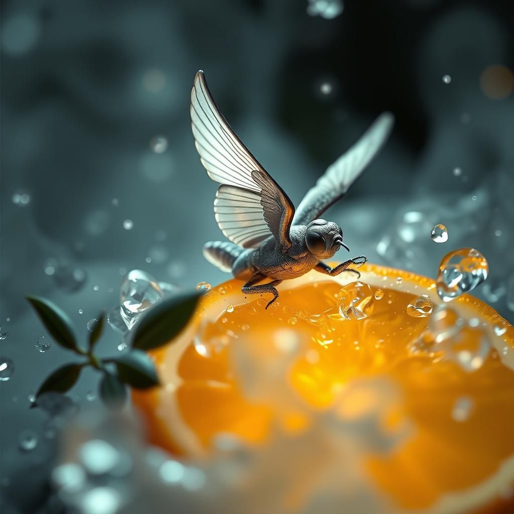 Hyperrealistic Mercury: Swift Messenger of the Gods