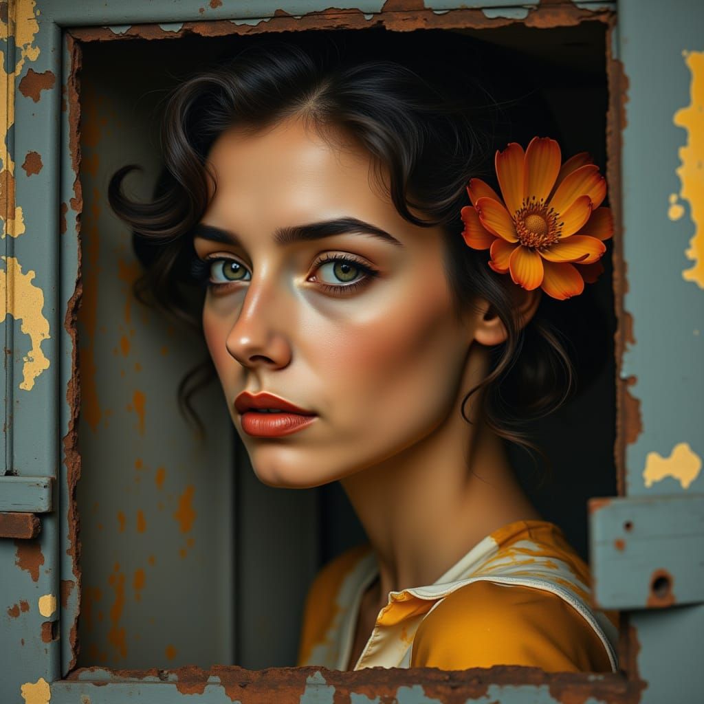 Vintage Elegance with a Touch of Decay