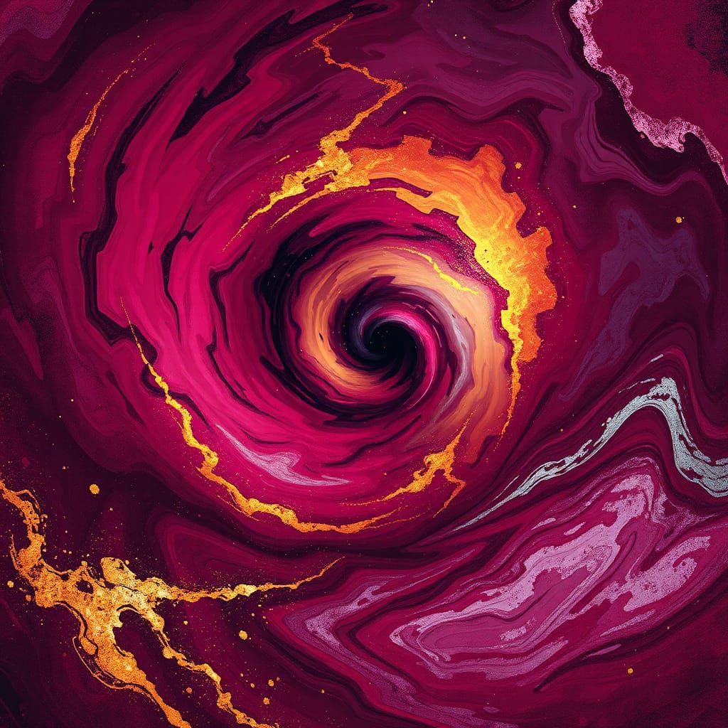 Psychedelic Vortex of Colors Inspired by Bohemian Rhapsody