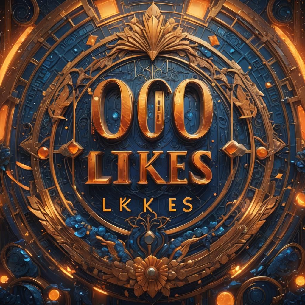 Art Deco Sign Celebrates 100 Likes