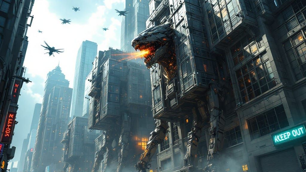 Cyberpunk Metropolis Devours Its Inhabitants