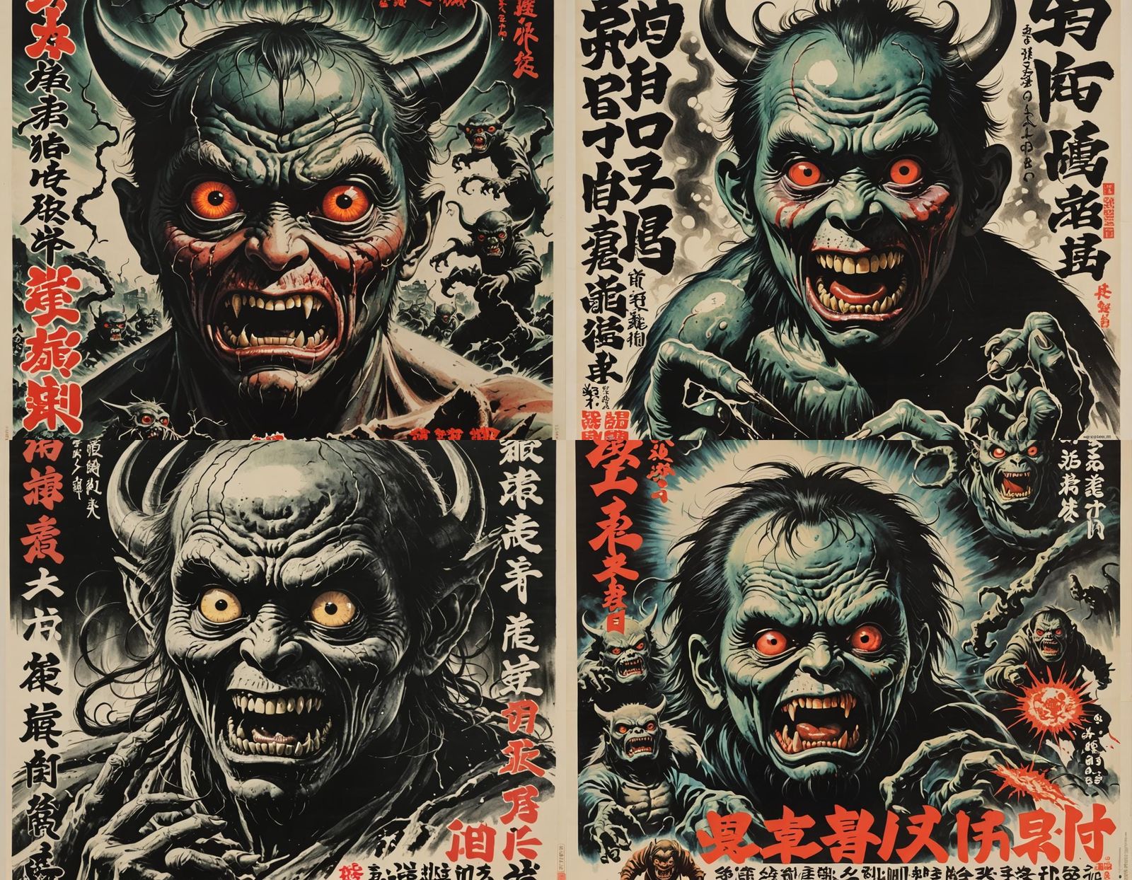Sinister Homunculus: 1960s Japanese Horror Poster