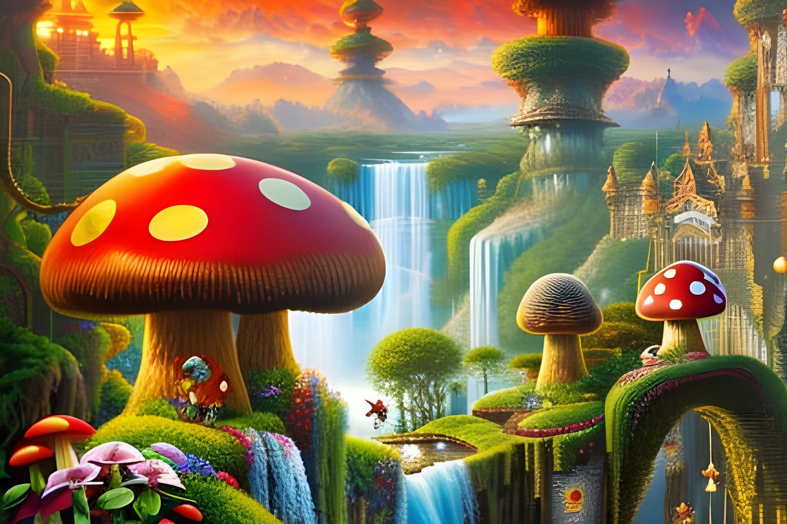 Super Mario Mushroom Kingdom: Flowery Metropolis