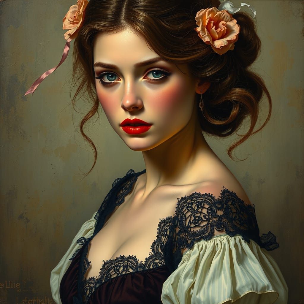 Idealized Naturalism: Art Nouveau and Tonalism Fusion