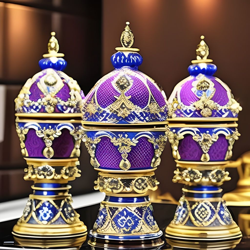 Opulent Faberge Eggs in Extravagant Colors