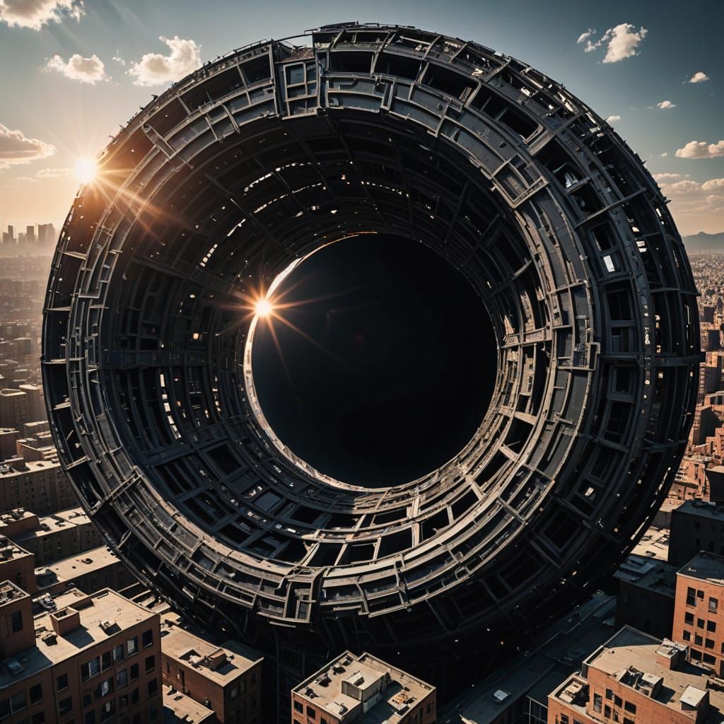 Cosmic Megastructure in Urban Decay