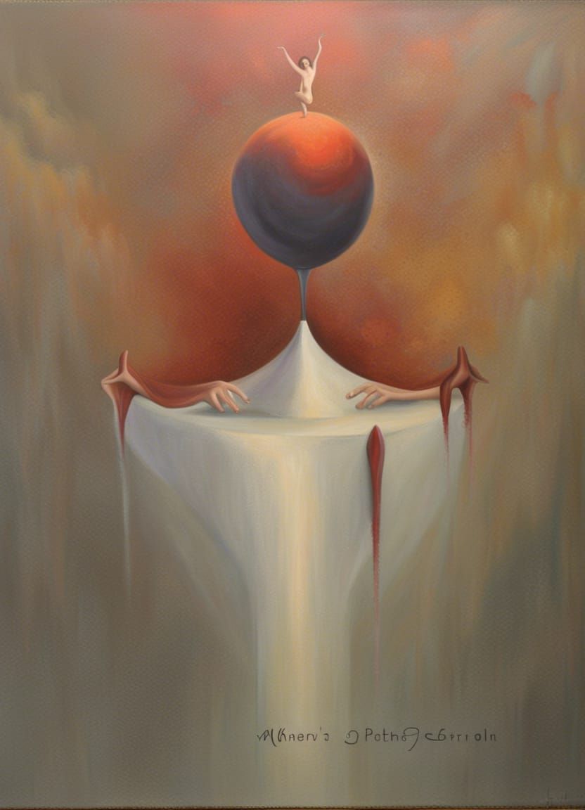 Surreal Oil Painting: Order Eternal; And