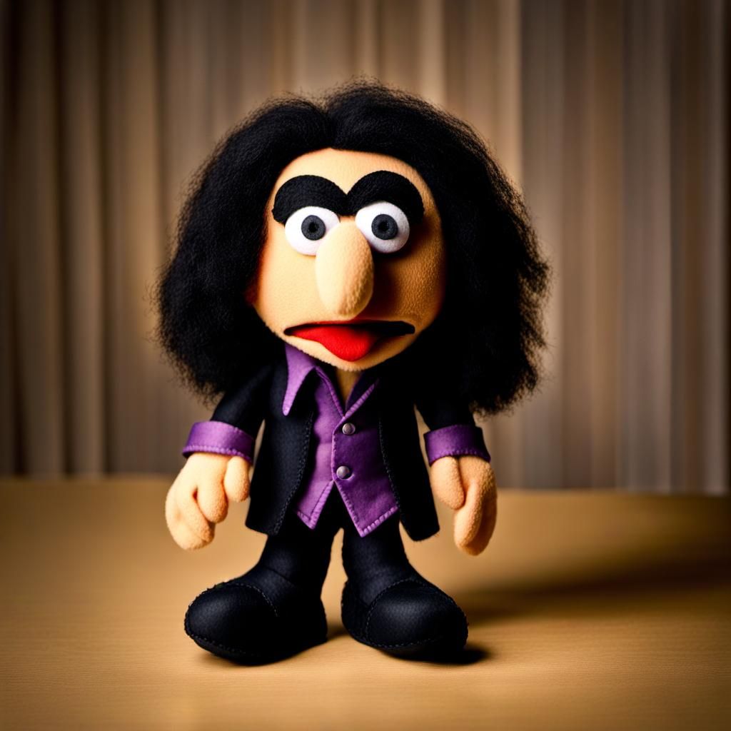 Kawaii Ronnie James Dio Muppet Plush Toy