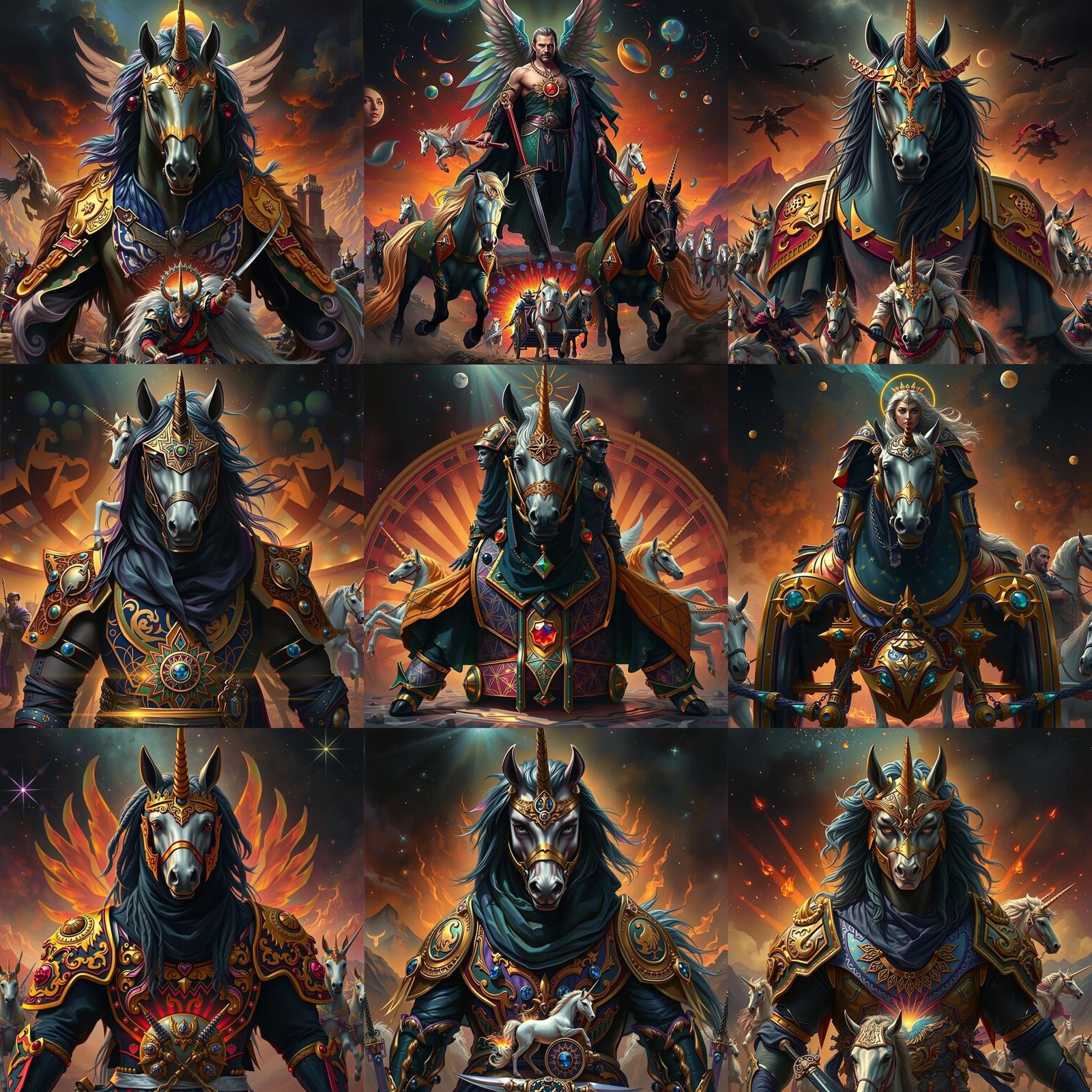 Unicorn Ninjas Unite in Epic Fantasy Battle