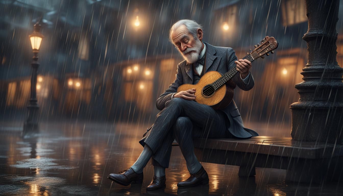 Victorian Gentleman's Rainy Day Waltz on Guitar