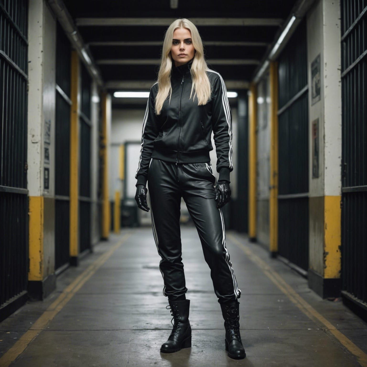 Cara Delavigne as Evangeline Samos in Black