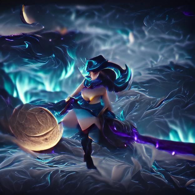 Diana Moonfall: League of Legends in 8K