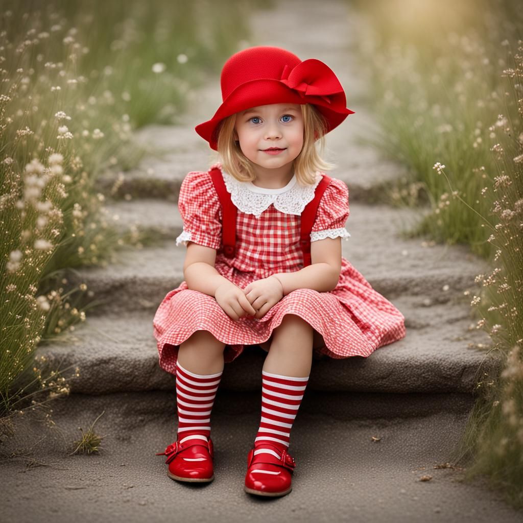Little Girl with Lilies of the Valley