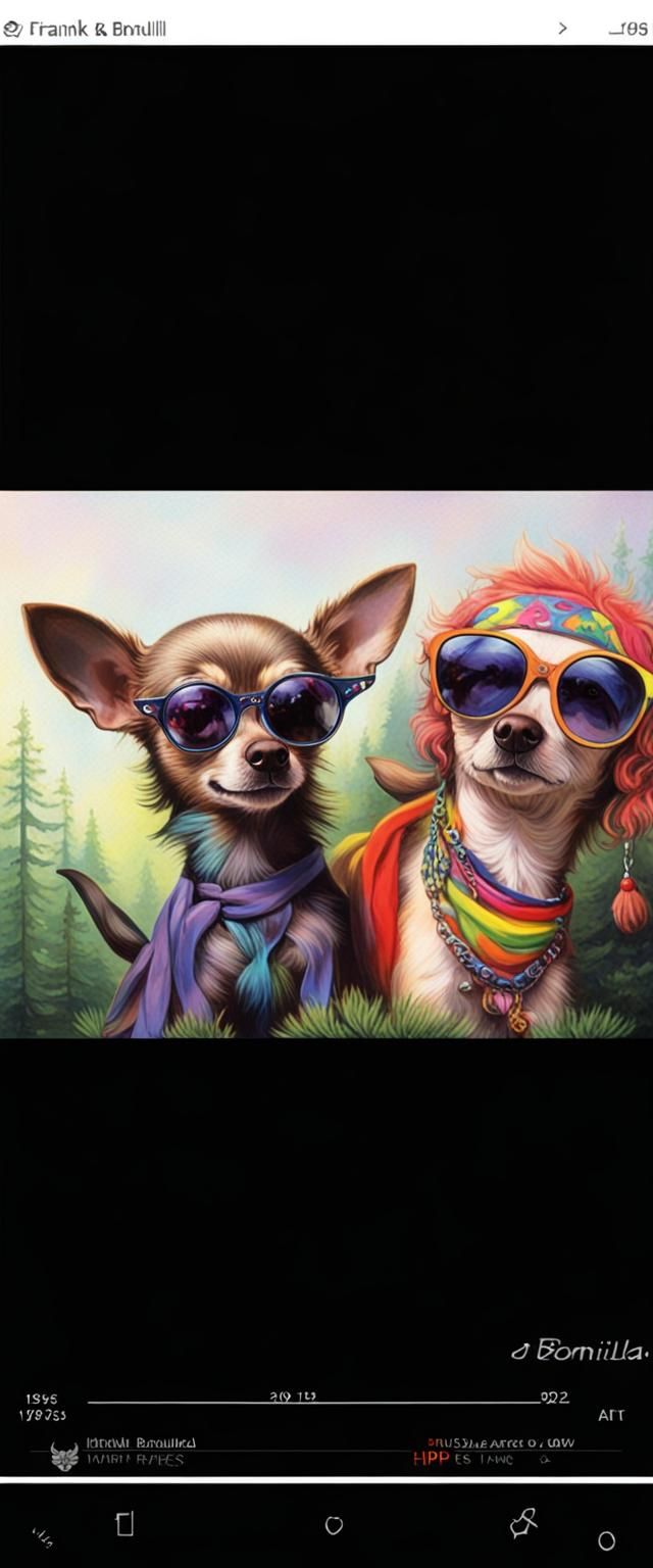 1969 Hippie Chihuahuas