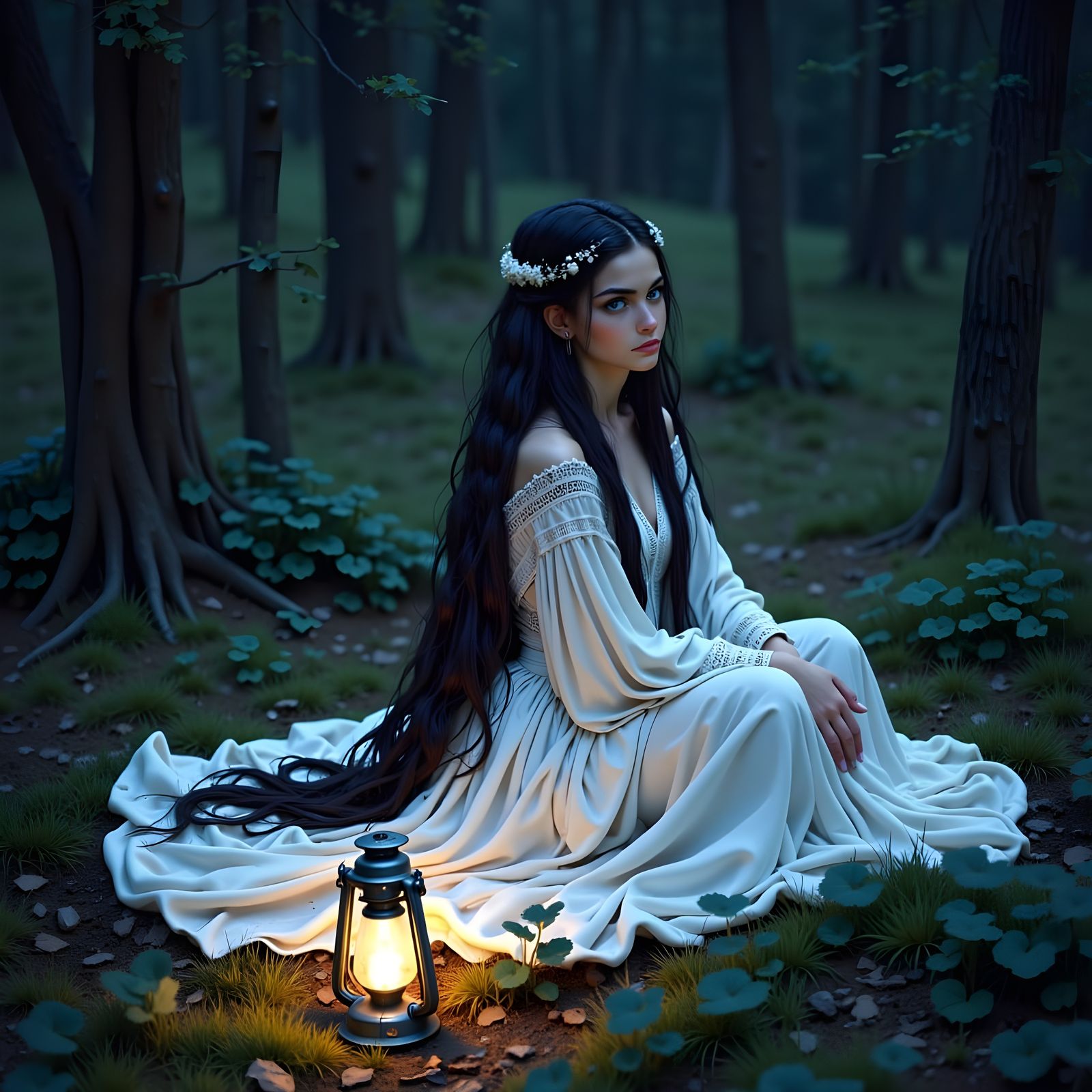 Norse Goddess in Ethereal Glow