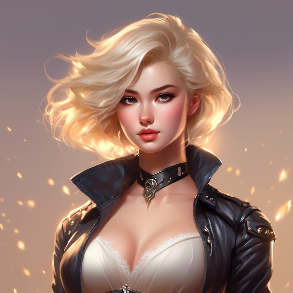 Cute Tomboy in Revealing Clothes, Anime Style