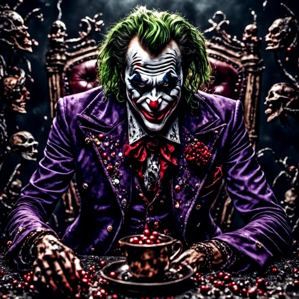 Chibi Joker with Screamo Style