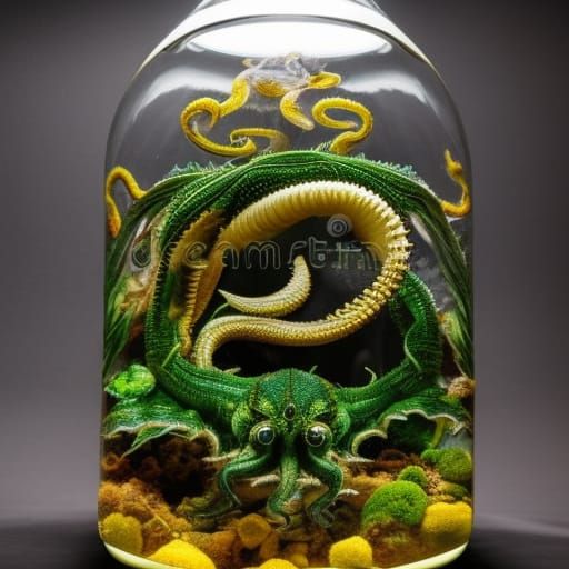 Cthulhu in Terrarium: Chaos Contained