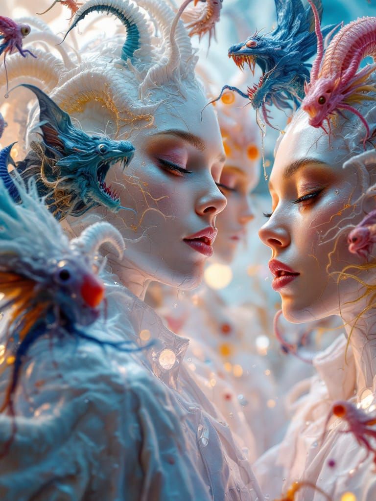 Surreal People Portraits in a Bizarre Laboratory